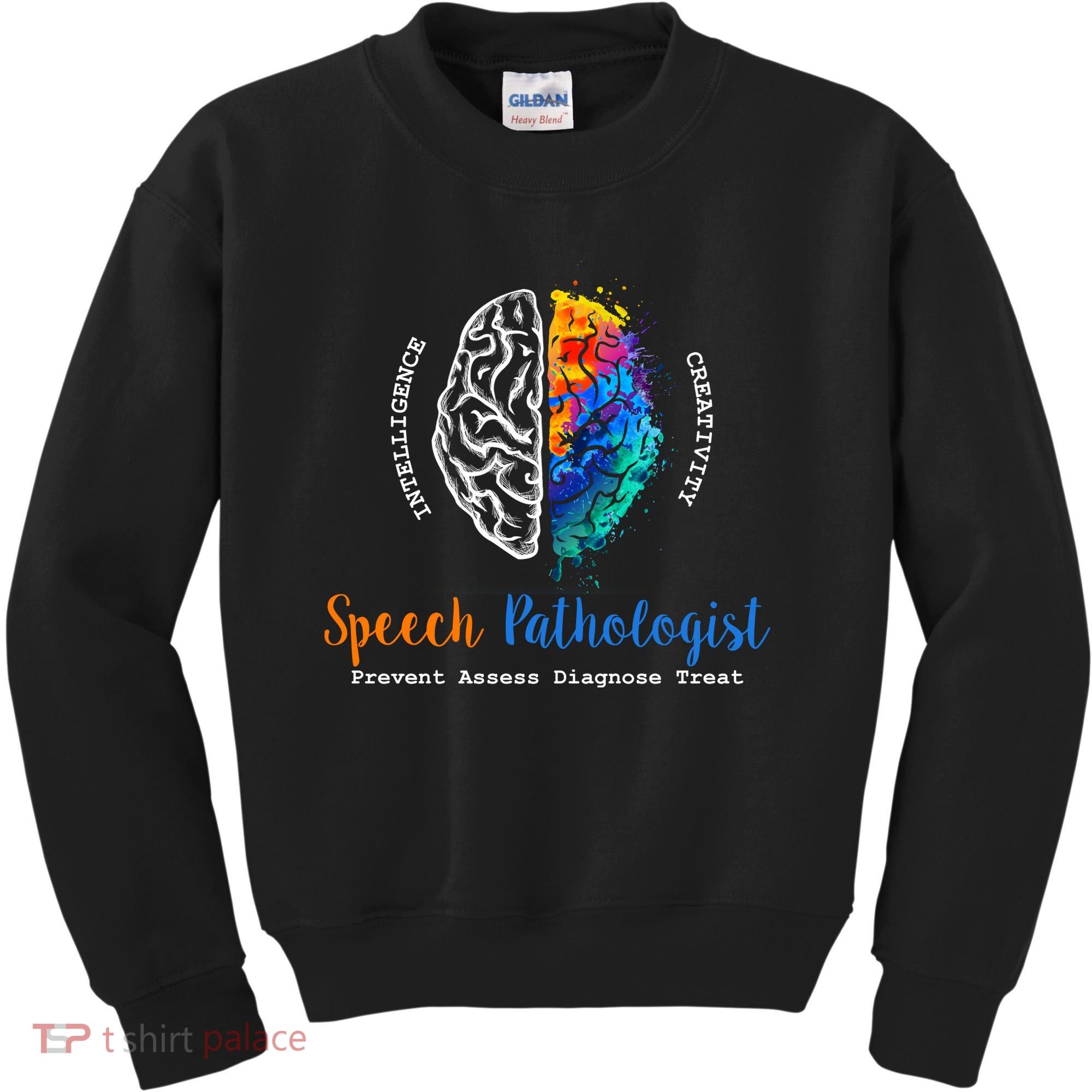 Brain Of A Speech Pathologist Speech Language Therapy Kids Sweatshirt