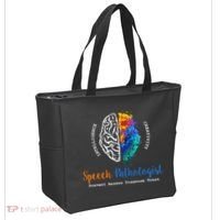 Brain Of A Speech Pathologist Speech Language Therapy Tote Bag thumb 2