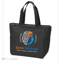 Brain Of A Speech Pathologist Speech Language Therapy Tote Bag thumb 3