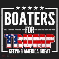 Boaters For Trump Keeping American Great Women's Sweatshirt thumb 2