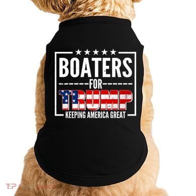 Boaters For Trump Keeping American Great Doggie Tank