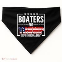 Boaters For Trump Keeping American Great USA-Made Doggie Bandana thumb 0