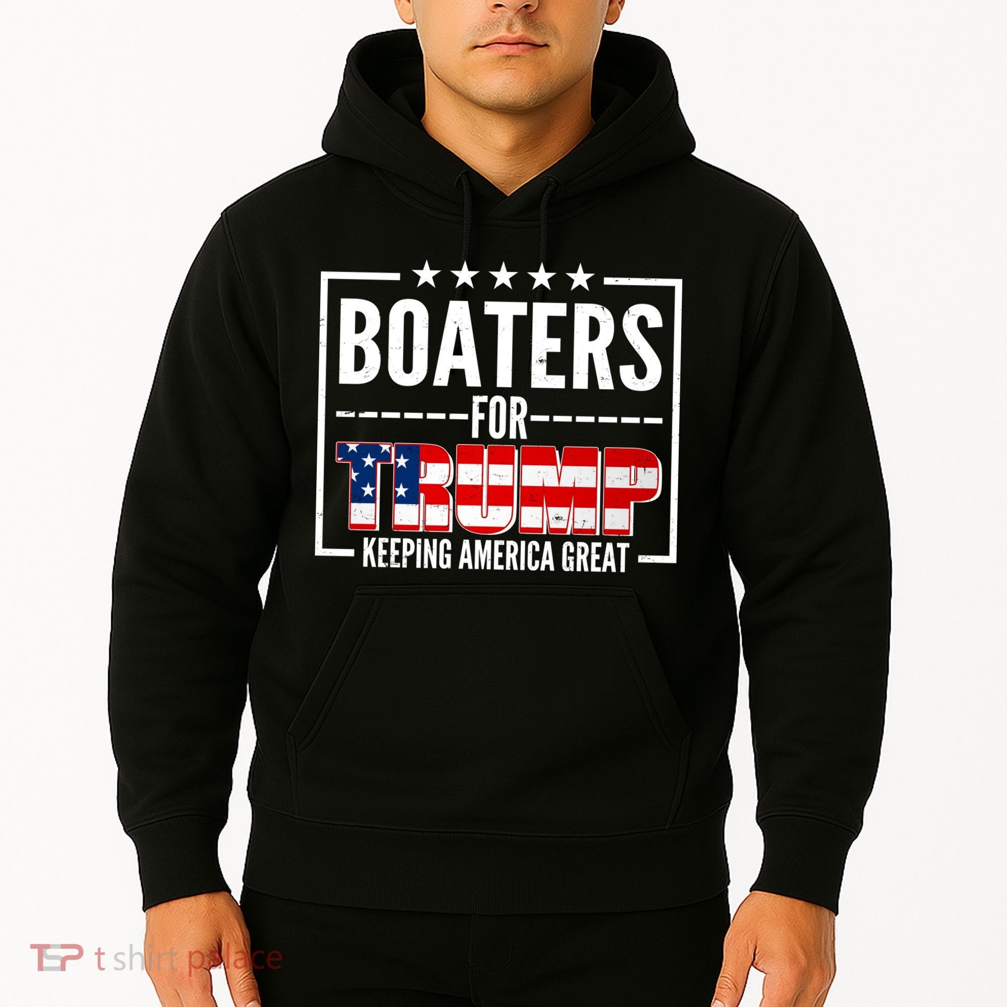 Boaters For Trump Keeping American Great Hoodie