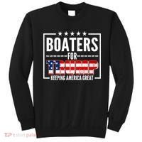 Boaters For Trump Keeping American Great Sweatshirt thumb 0