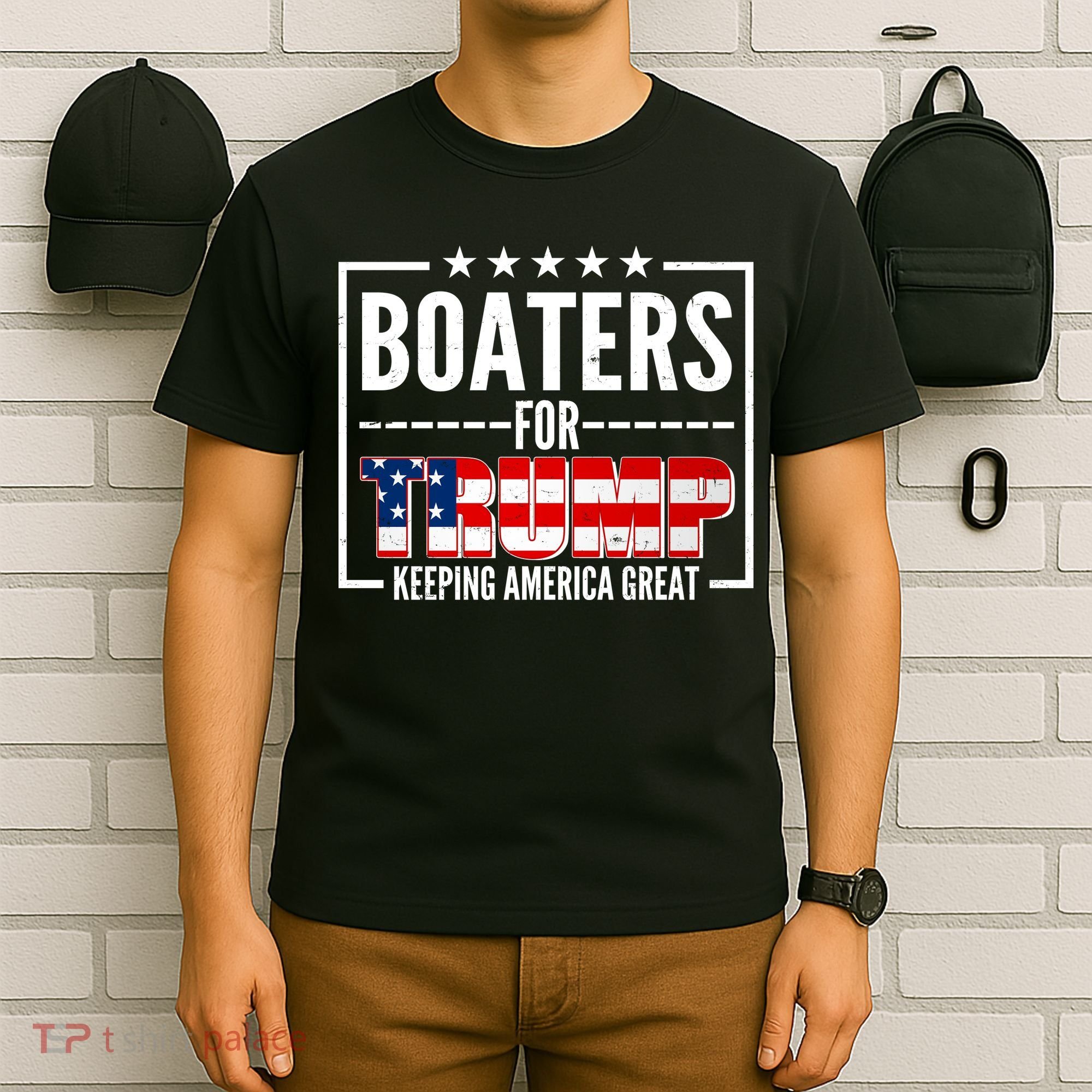 Boaters For Trump Keeping American Great T-Shirt