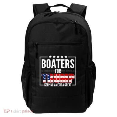 Boaters For Trump Keeping American Great Backpack