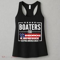 Boaters For Trump Keeping American Great Women's Tank Top thumb 3