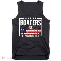 Boaters For Trump Keeping American Great Tank Top thumb 0