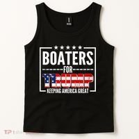 Boaters For Trump Keeping American Great Tank Top thumb 2
