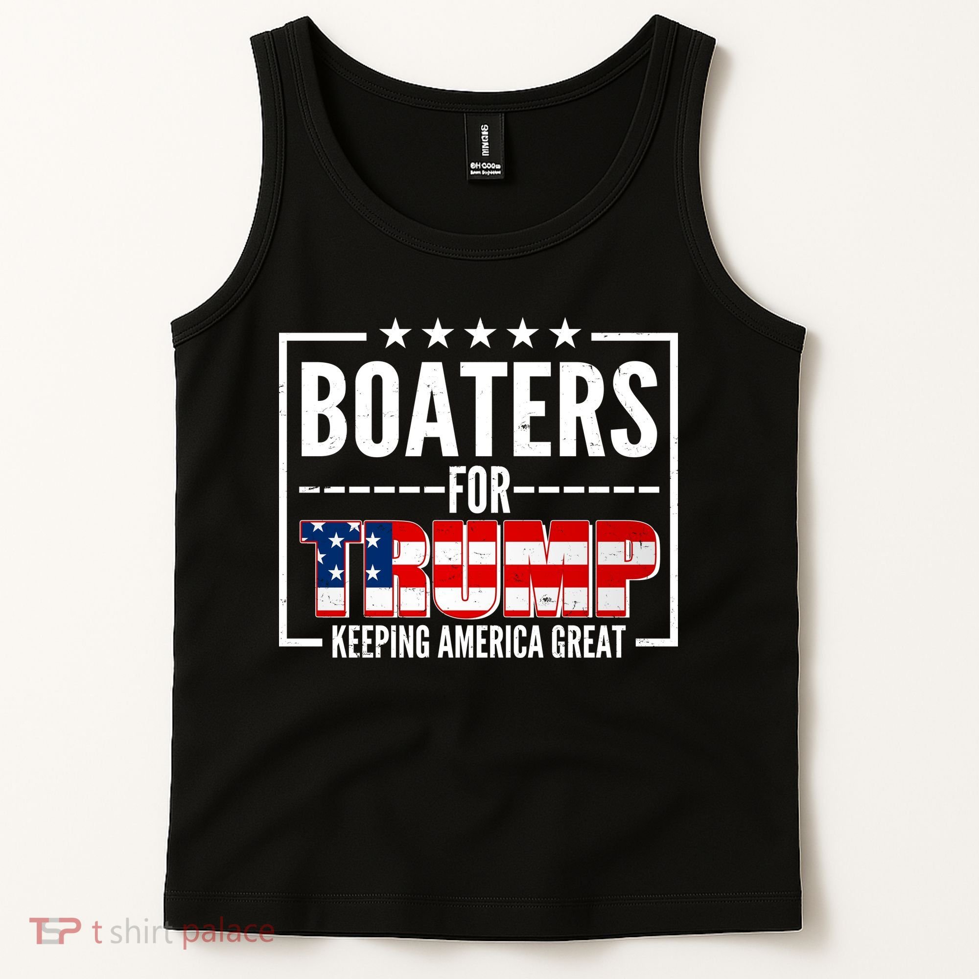 Boaters For Trump Keeping American Great Tank Top