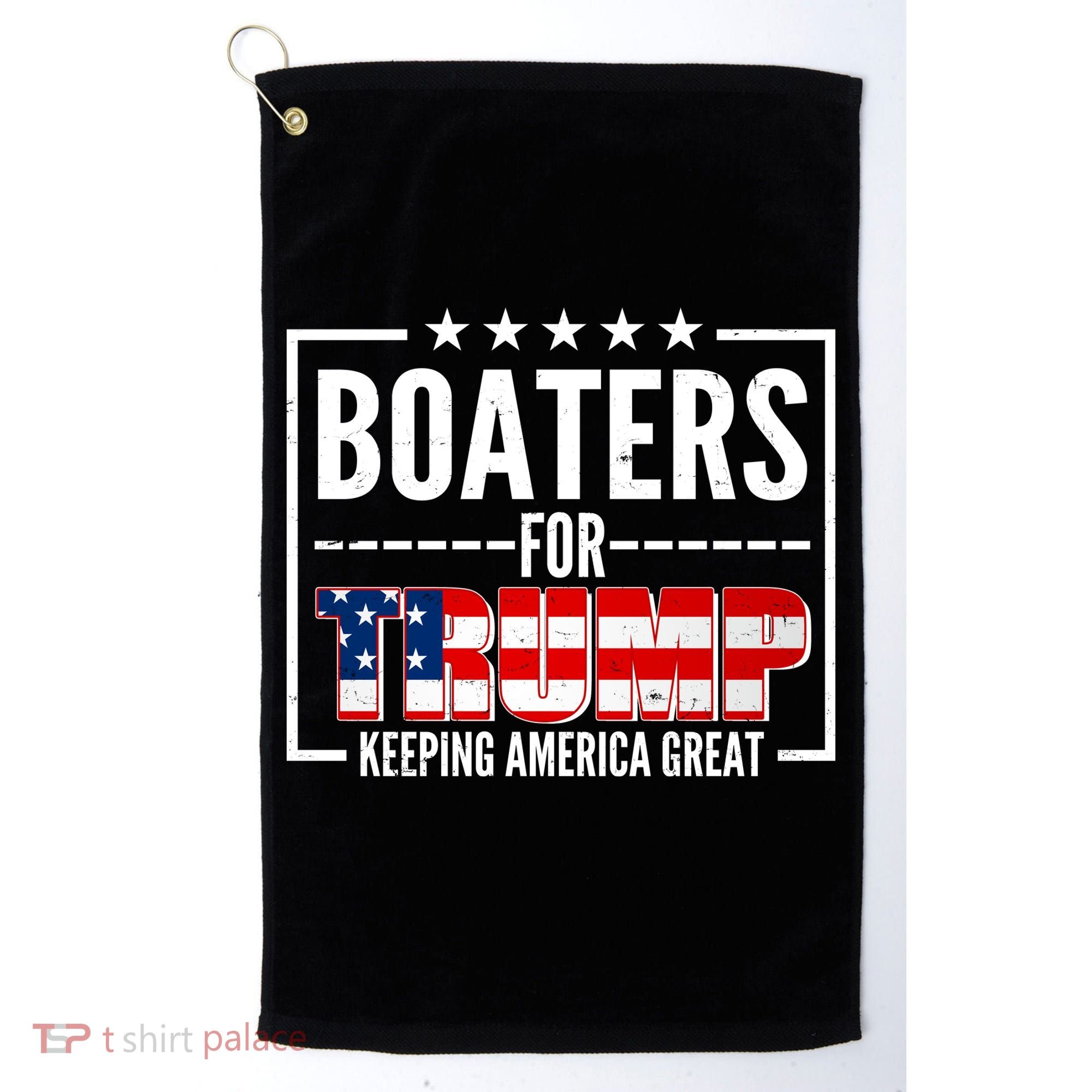 Boaters For Trump Keeping American Great Golf Towel