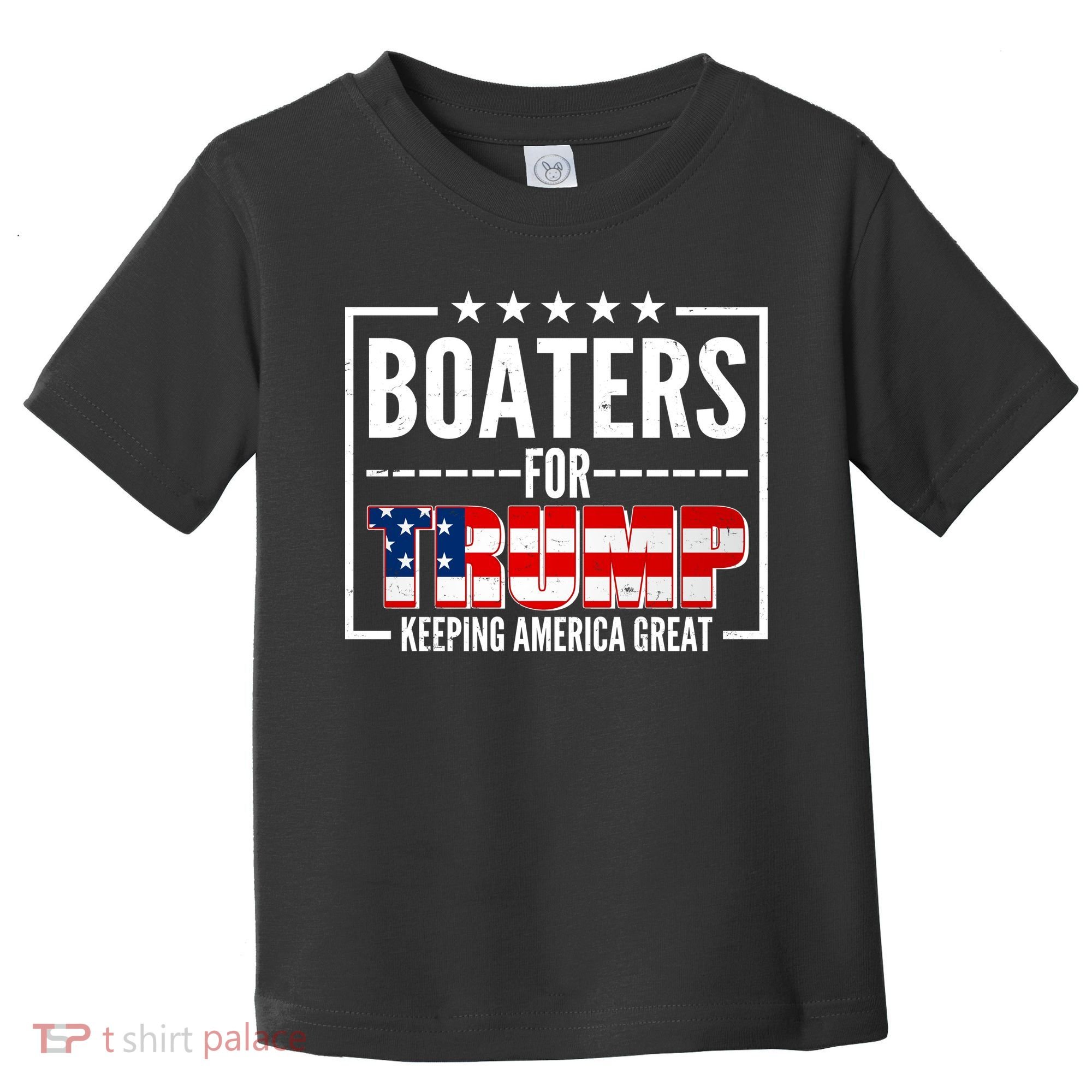 Boaters For Trump Keeping American Great Toddler T-Shirt