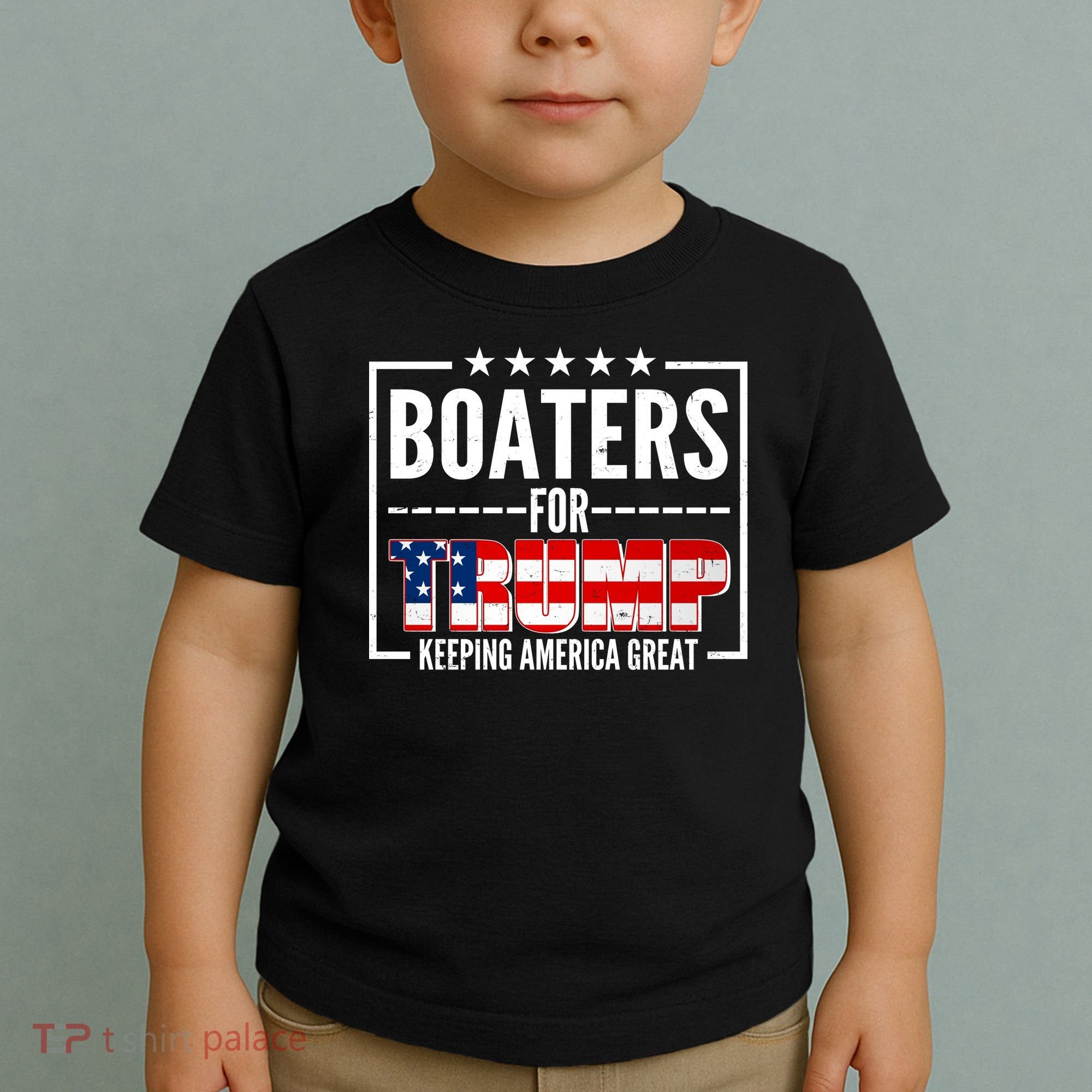 Boaters For Trump Keeping American Great Toddler T-Shirt