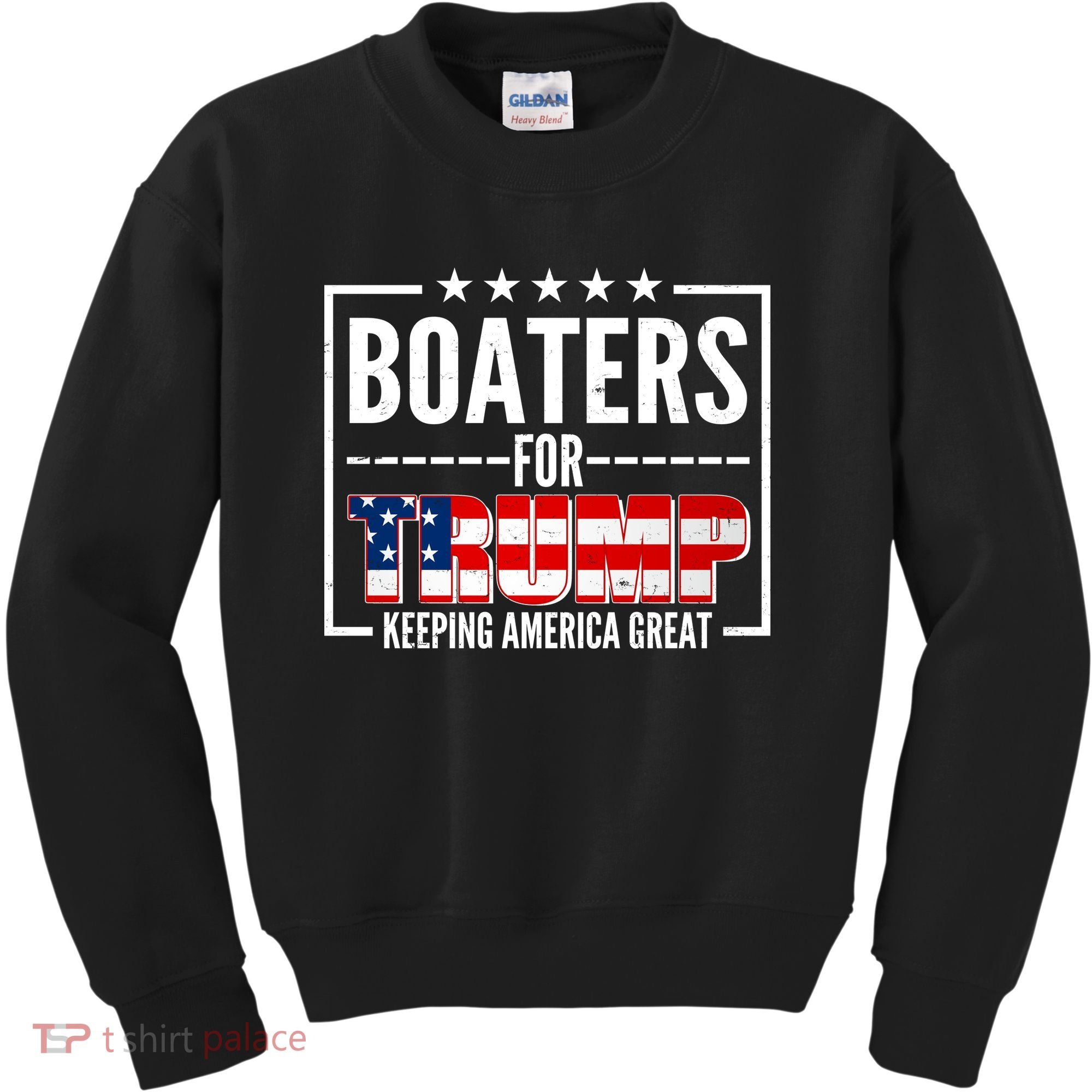 Boaters For Trump Keeping American Great Kids Sweatshirt