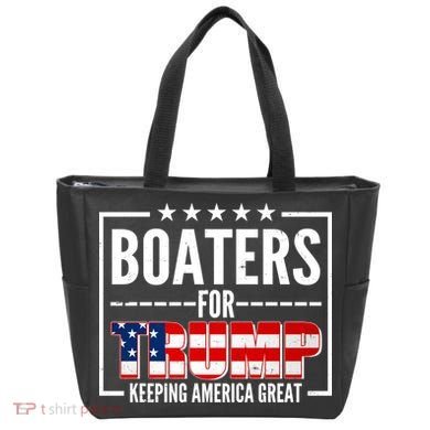 Boaters For Trump Keeping American Great Tote Bag