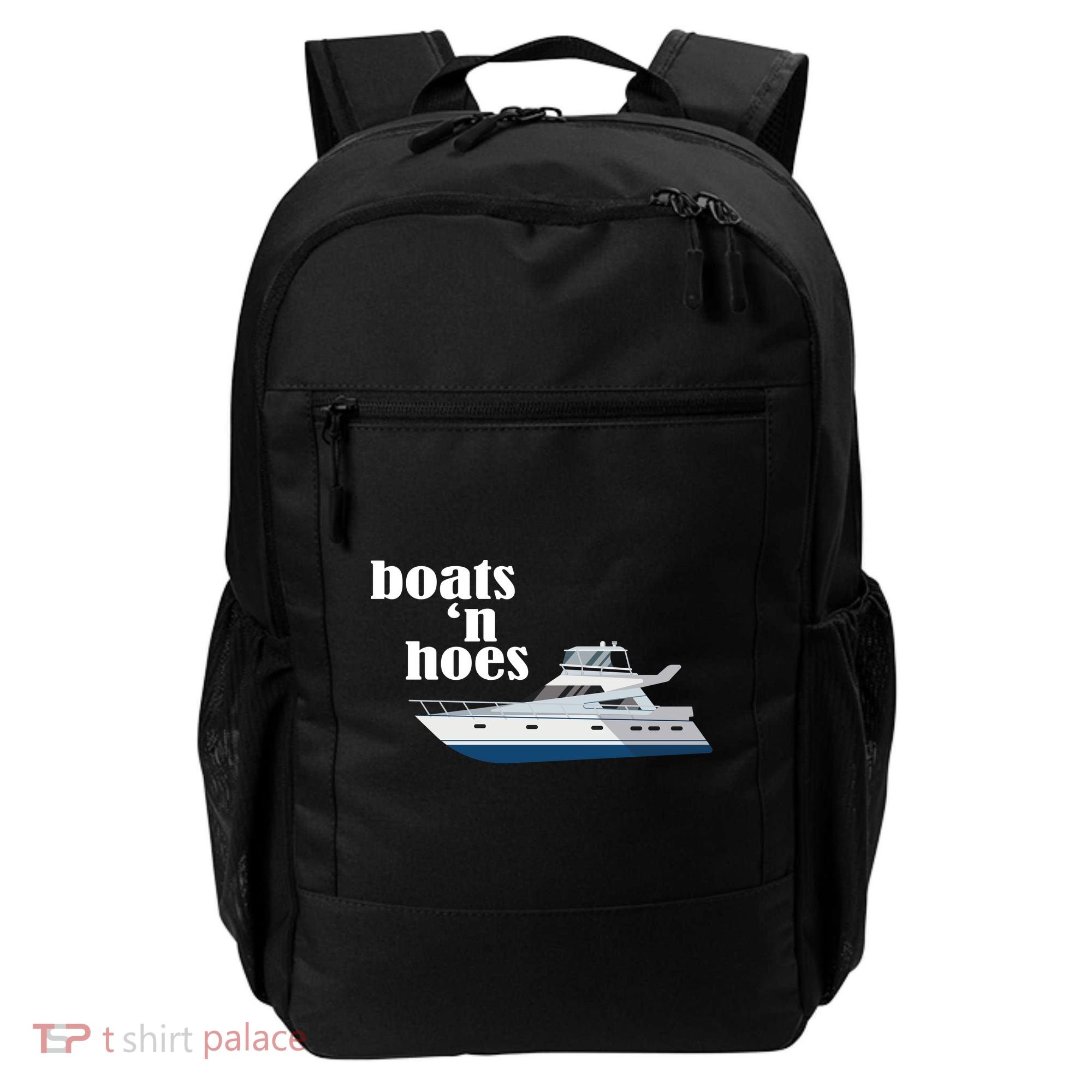 Boats N Hoes Funny Boating Backpack