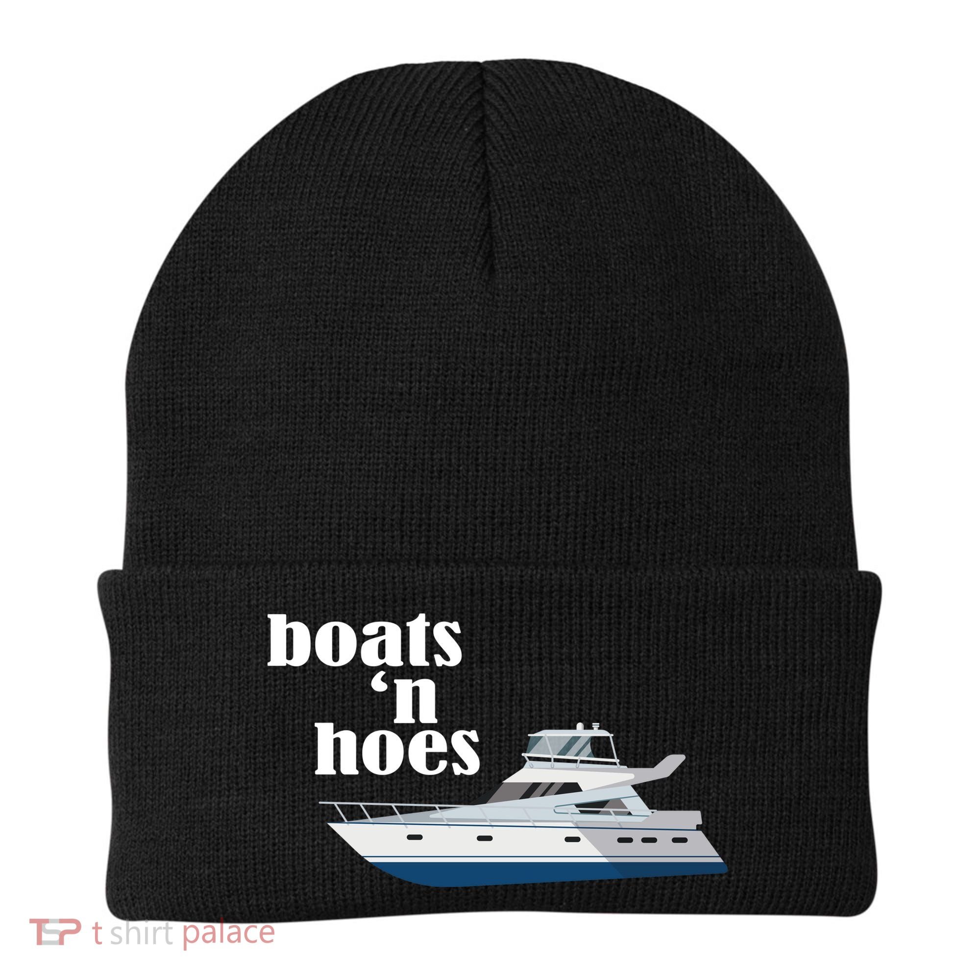 Boats N Hoes Funny Boating Beanie
