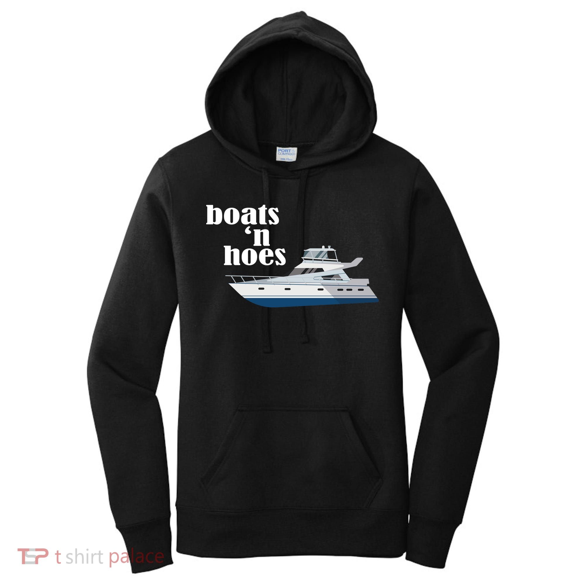 Boats N Hoes Funny Boating Women's Hoodie