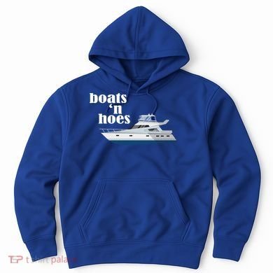 Boats N Hoes Funny Boating Hoodie