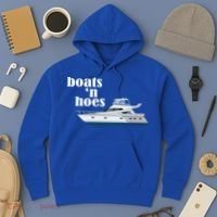 Boats N Hoes Funny Boating Hoodie thumb 3