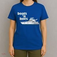 Boats N Hoes Funny Boating T-Shirt thumb 4