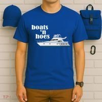Boats N Hoes Funny Boating T-Shirt thumb 6