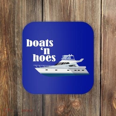 Boats N Hoes Funny Boating Coaster