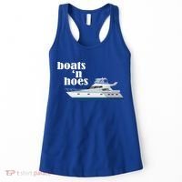 Boats N Hoes Funny Boating Women's Tank Top thumb 0
