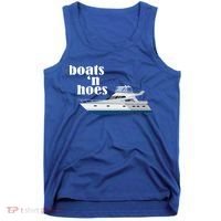 Boats N Hoes Funny Boating Tank Top thumb 0