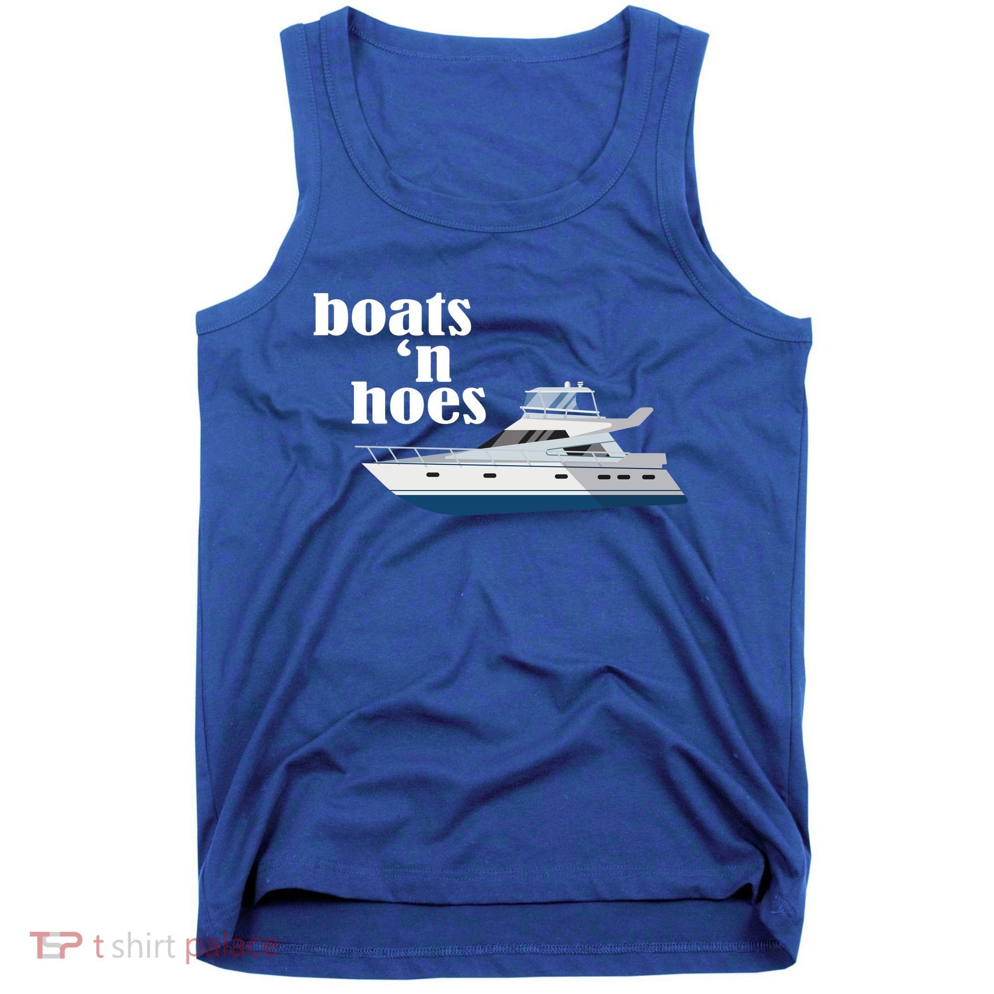 Boats N Hoes Funny Boating Tank Top