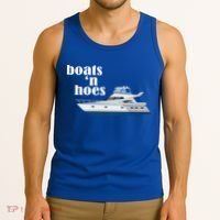 Boats N Hoes Funny Boating Tank Top thumb 3