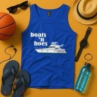 Boats N Hoes Funny Boating Tank Top thumb 4