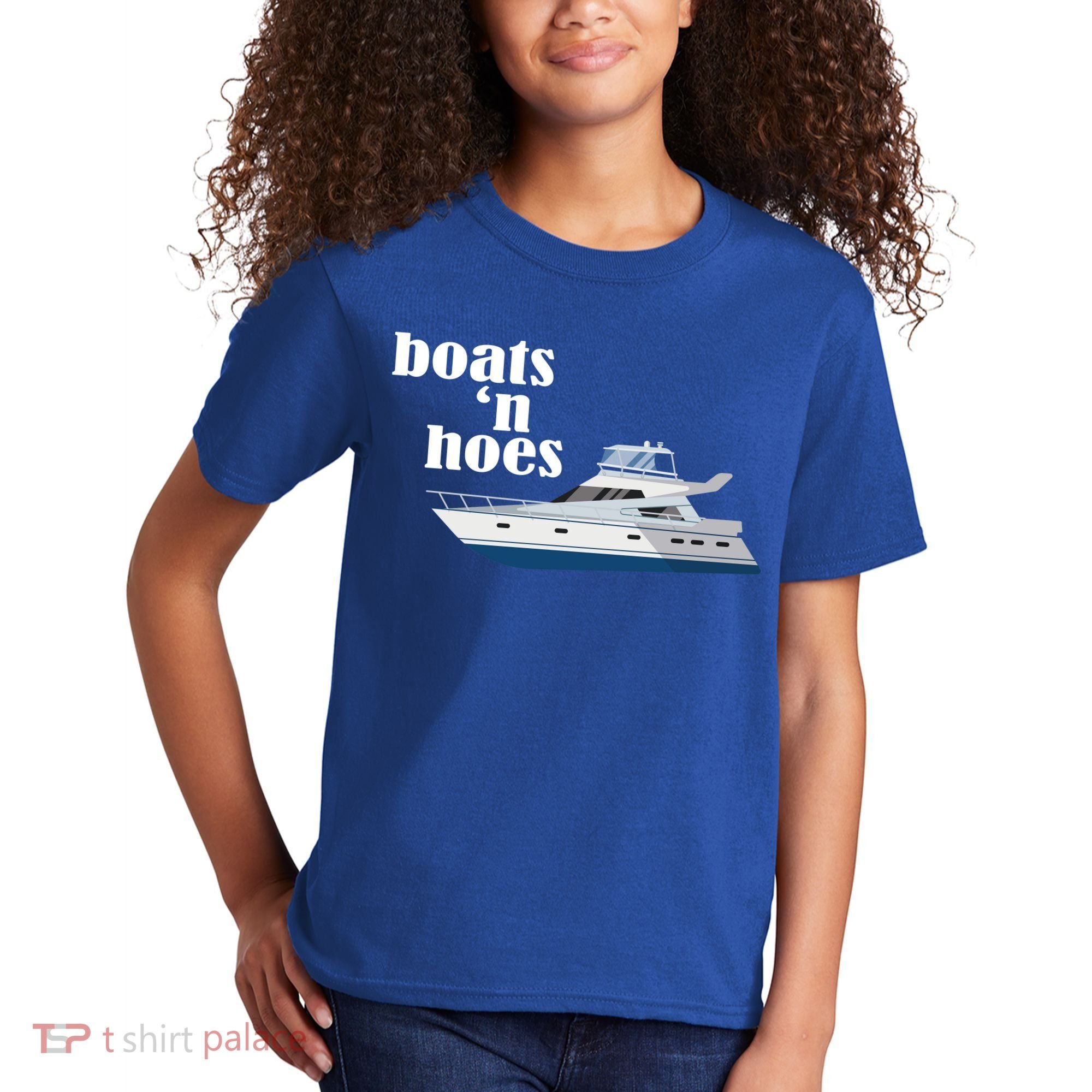 Boats N Hoes Funny Boating Kids T-Shirt