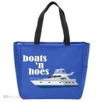 Boats N Hoes Funny Boating Tote Bag thumb 0