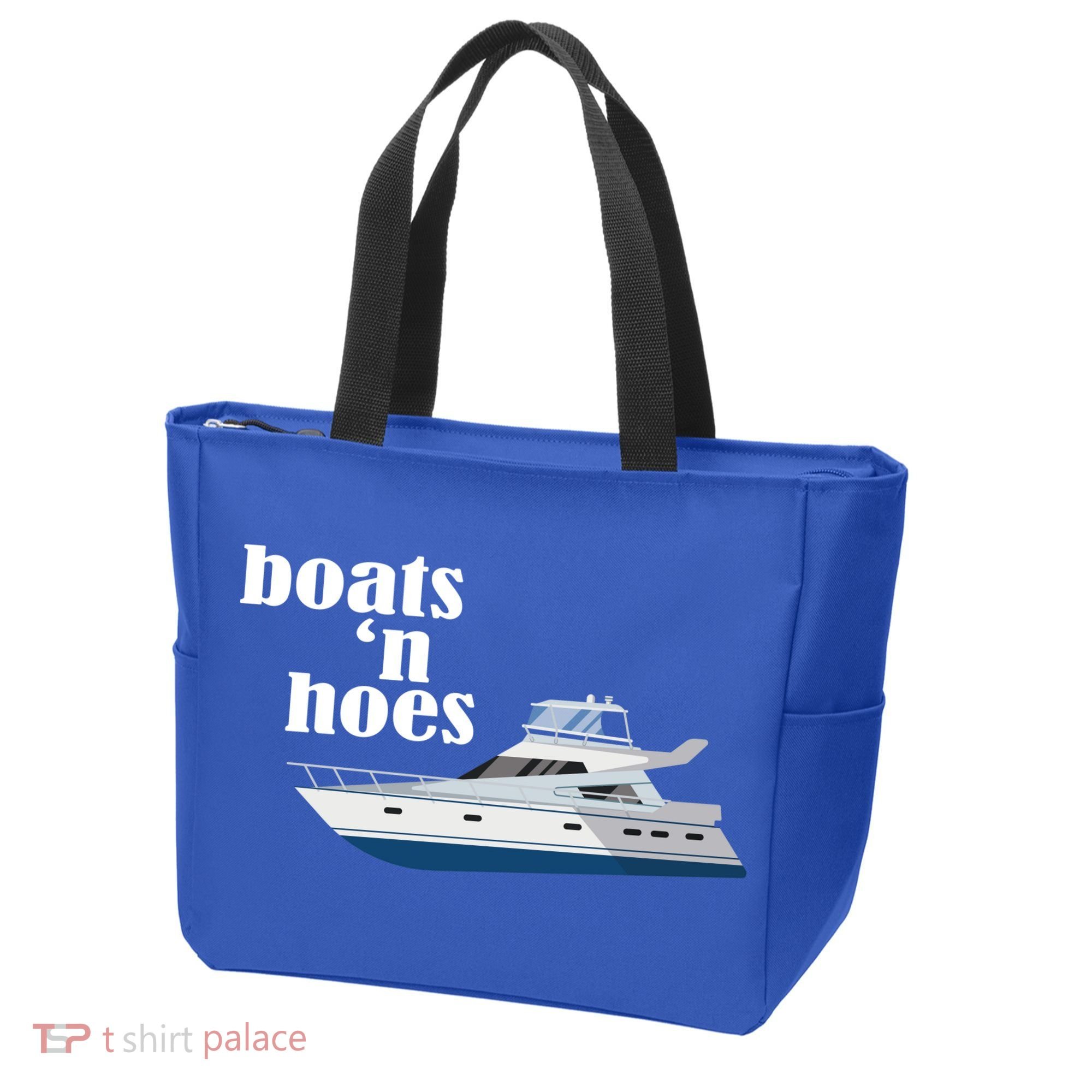 Boats N Hoes Funny Boating Tote Bag