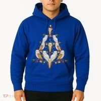 Barn Owl Bird Christmas Tree Gift Funny Christmas Barn Owl Gift Hoodie thumb 2