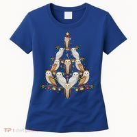 Barn Owl Bird Christmas Tree Gift Funny Christmas Barn Owl Gift Women's T-Shirt thumb 0