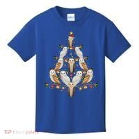 Barn Owl Bird Christmas Tree Gift Funny Christmas Barn Owl Gift Kids T-Shirt thumb 0