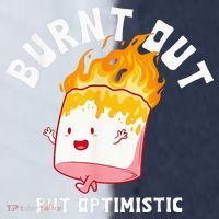 Burnt Out But Optimistics Funny Saying Humor Quote Sport-Tek Competitor United Soccer Jersey thumb 4