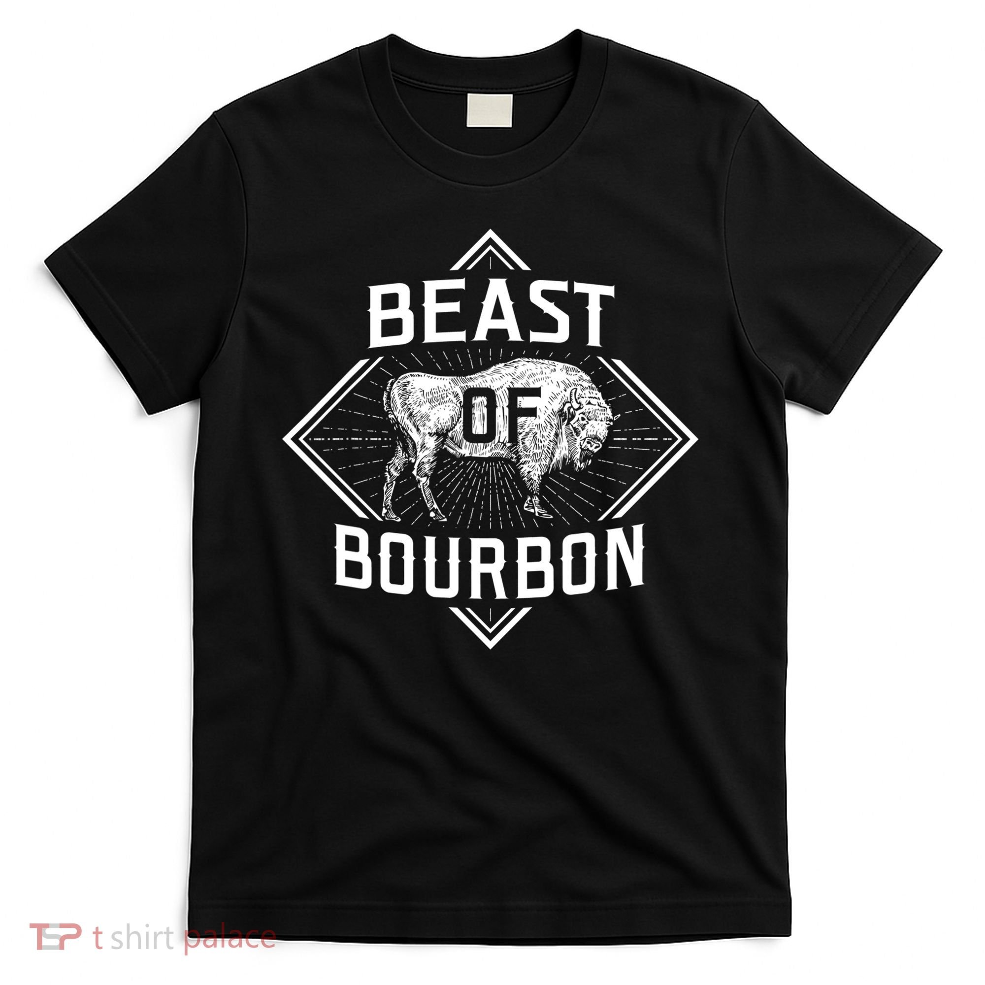 Beast Of Bourbon American Bison Buffalo Lover Wildlife T-Shirt