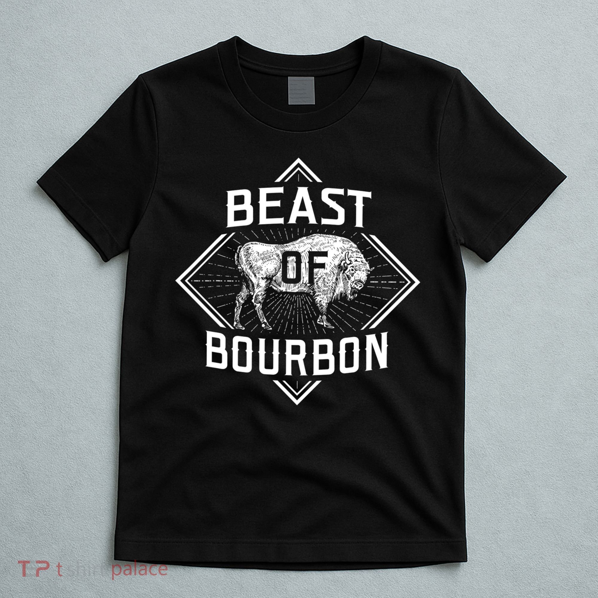 Beast Of Bourbon American Bison Buffalo Lover Wildlife T-Shirt