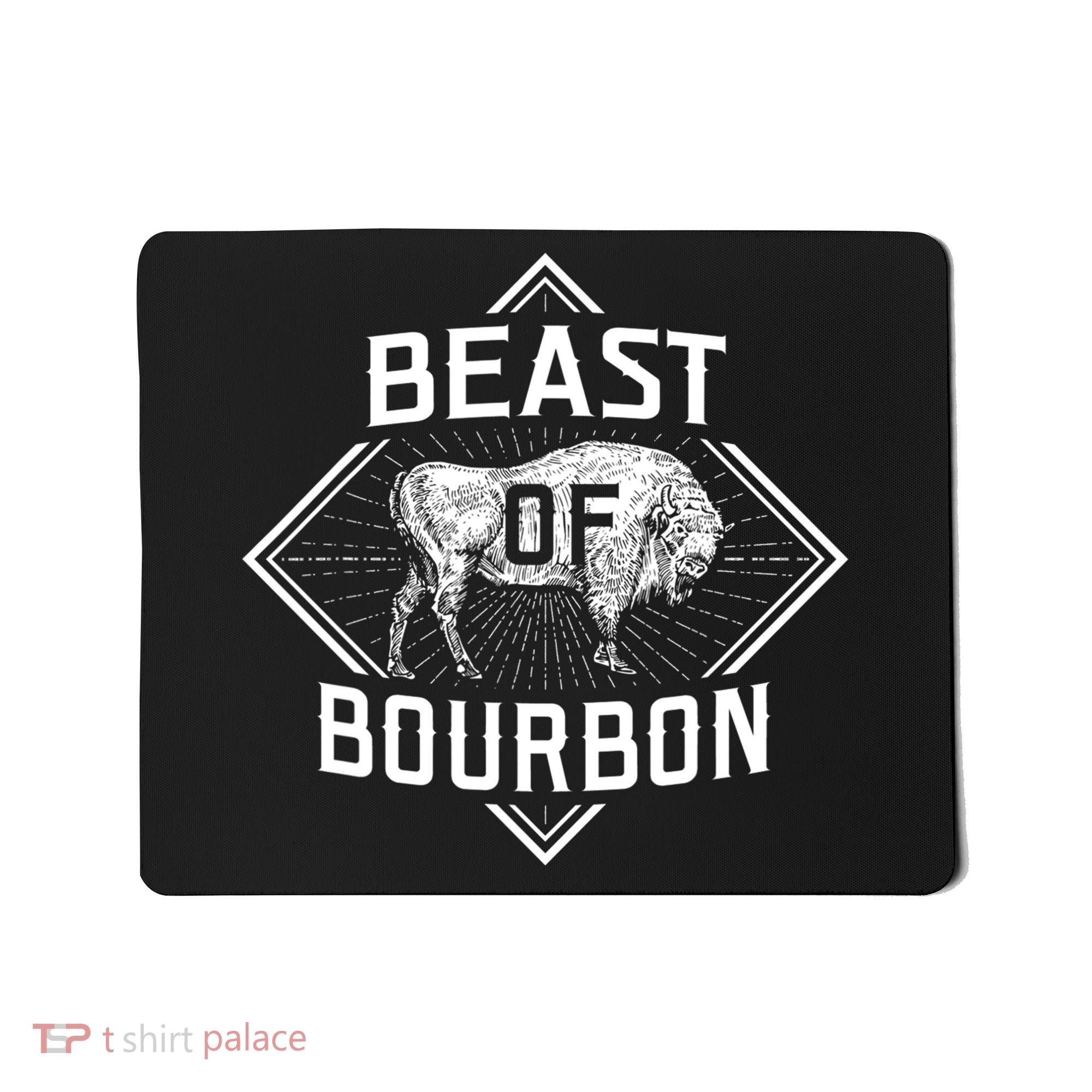 Beast Of Bourbon American Bison Buffalo Lover Wildlife Mousepad