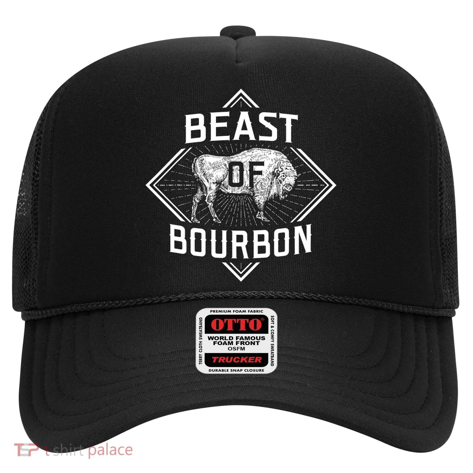 Beast Of Bourbon American Bison Buffalo Lover Wildlife Hat