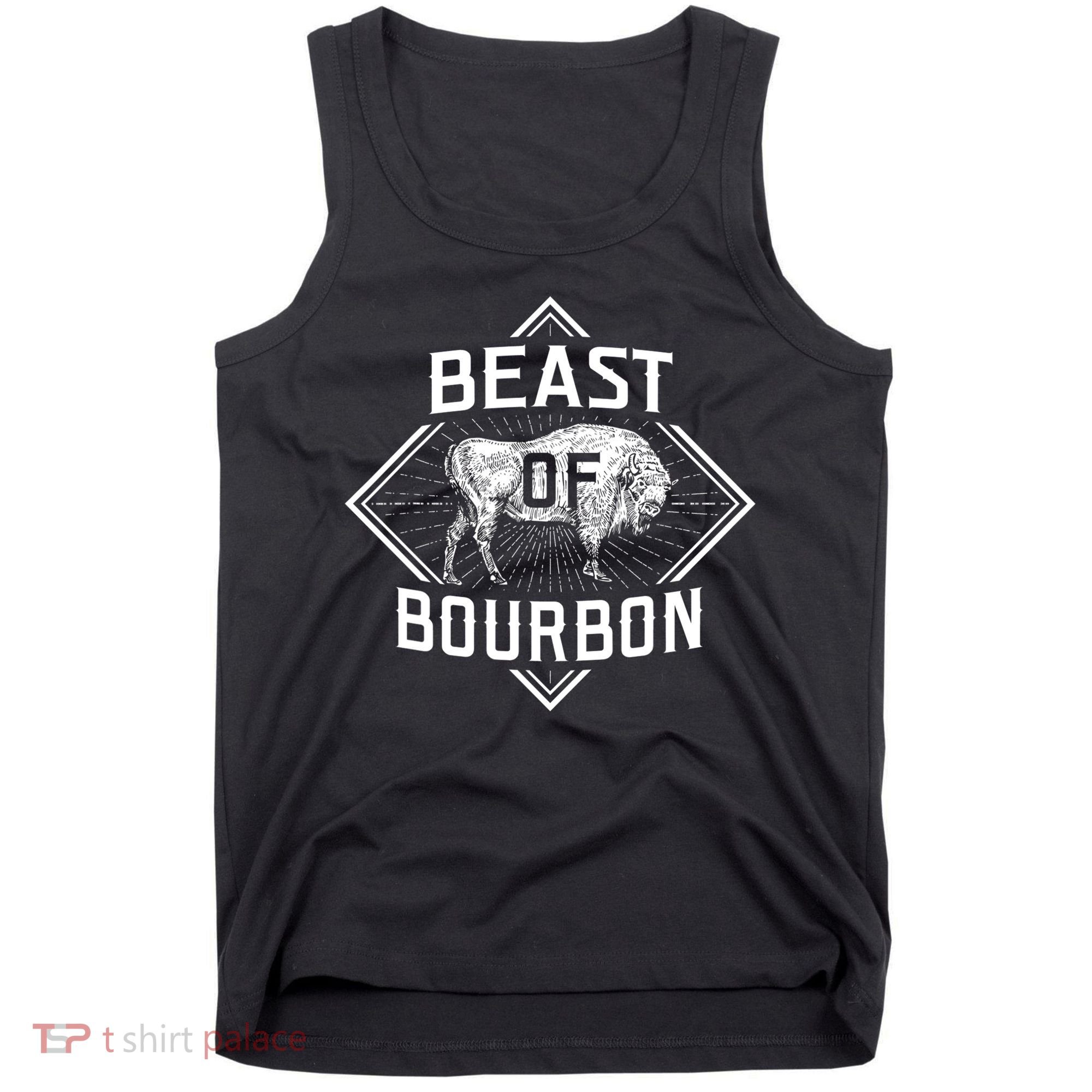 Beast Of Bourbon American Bison Buffalo Lover Wildlife Tank Top