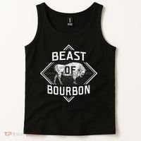 Beast Of Bourbon American Bison Buffalo Lover Wildlife Tank Top thumb 2