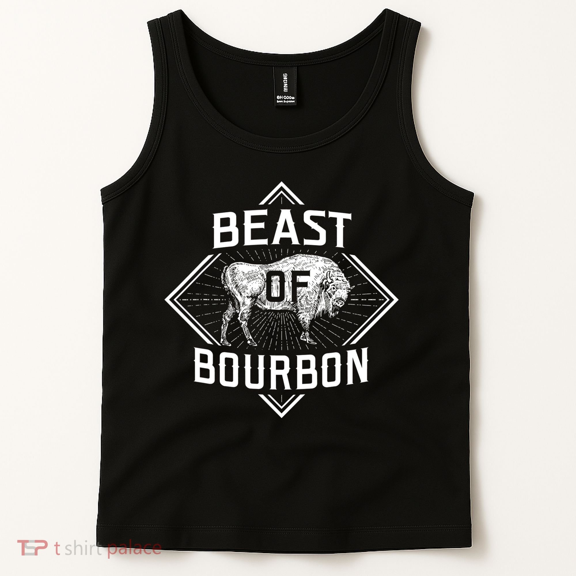 Beast Of Bourbon American Bison Buffalo Lover Wildlife Tank Top