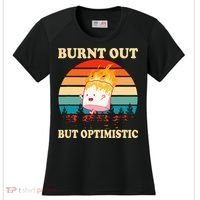 Burnt Out But Optimistic Marshmallow Retro Sunset Camping Women's Cooling Performance Crew T-Shirt thumb 0