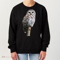 Barred Owl Bird Birder Birding Cute Owl Gift Women's Sweatshirt thumb 0