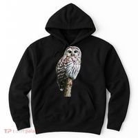 Barred Owl Bird Birder Birding Cute Owl Gift Hoodie thumb 0