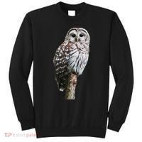 Barred Owl Bird Birder Birding Cute Owl Gift Sweatshirt thumb 0